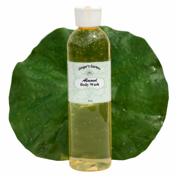 Natural Almond Body Wash Shower Gel Organic Aloe